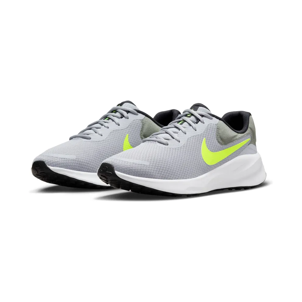 Nike Revolution 7 Wolf Grey Smoke Grey Black Volt (FB2207-002)