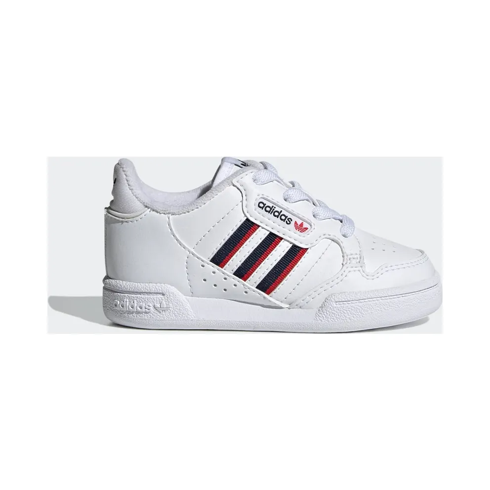 adidas Continental 80 Stripes Schuh Cloud White / Collegiate Navy / Vivid Red (S42613)