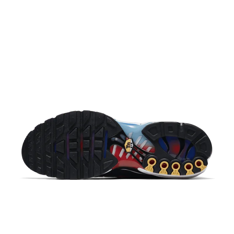 Nike Air Max Plus Greedy Black/Tour Yellow-Team Orange-Chile Red (AV7021-001)