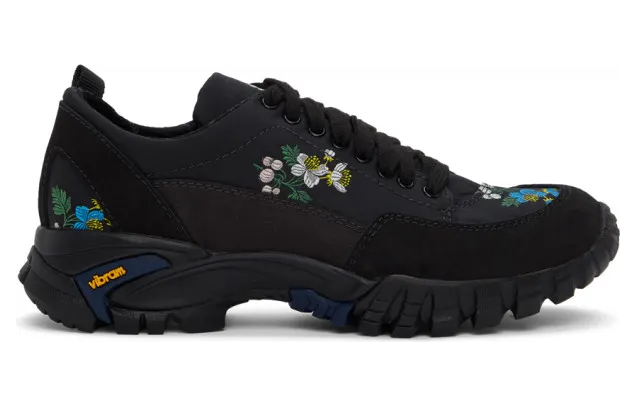 Cecilie Bahnsen Black Diemme Edition Floral Max Sneakers (PF20-SH02)