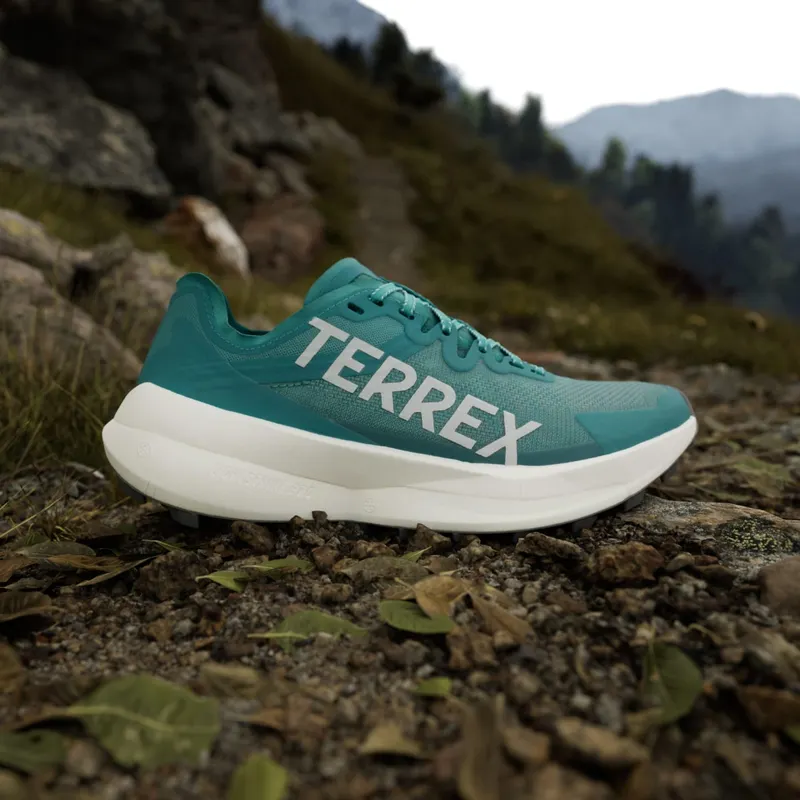 adidas Terrex Agravic Speed Trail Pure Teal Grey One Semi Flash Aqua (JR5246)