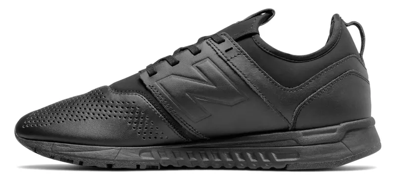 New Balance 247 Black Leather Black/Black (MRL247LK)