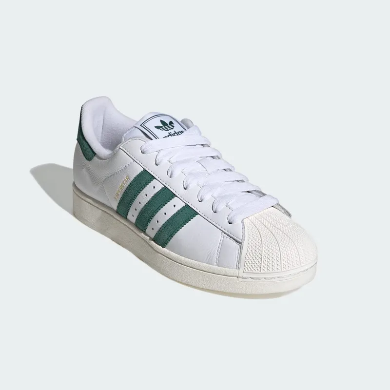 Adidas SUPERSTAR II Cloud White / Collegiate Green / Core White (KJ9977)