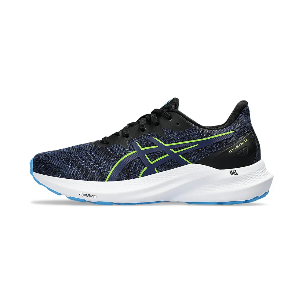 Asics Gt-2000 12 Gs Black/Blue Expanse (1014A330.003)