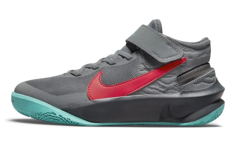 Nike Team Hustle D 10 FlyEase voor kids Grijs (DD7303-008)