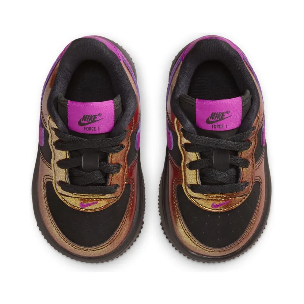 Nike Force 1 Low LV8 4 Glam Rock Black Bold Berry (IQ2739-001)