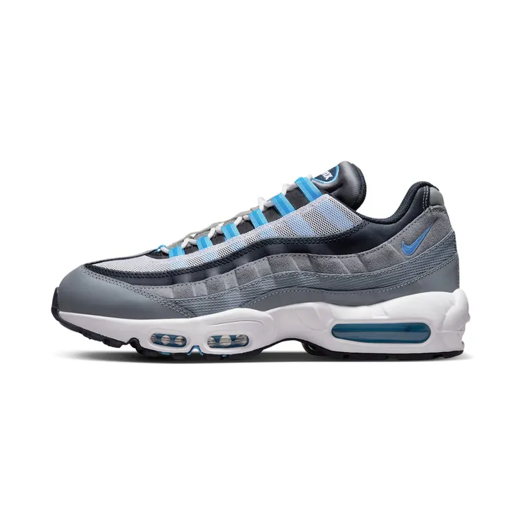 Nike Air Max 95 “Cool Grey / Dark Obsidian / White / University Blue” (DM0011-003)
