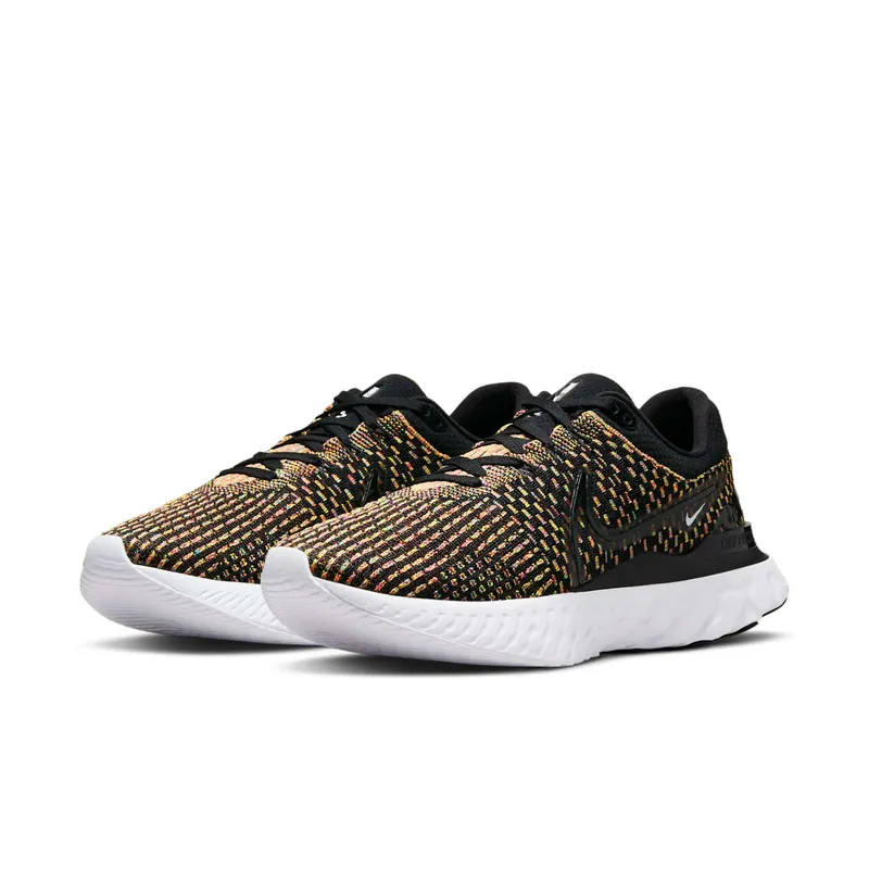 Nike React Infinity Run Flyknit 3 for Men (straat) Black (DH5392-002)