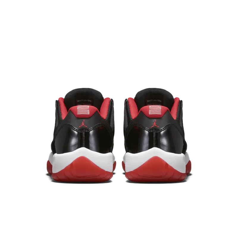 Jordan 11 Retro Low Bred (GS) Black/True Red-White (528896-012)