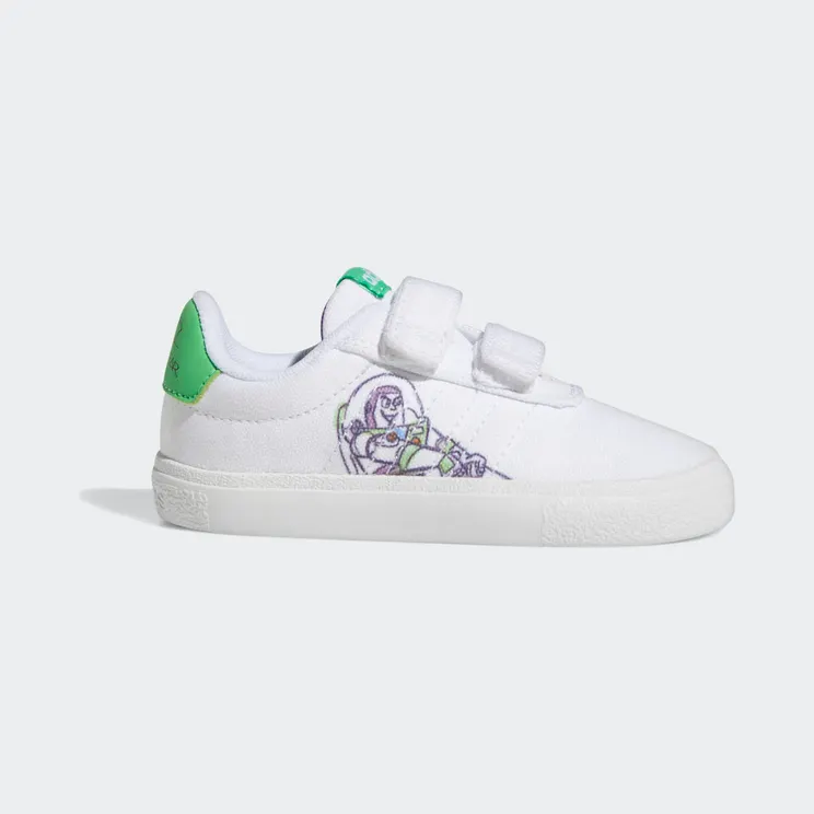 adidas x Disney Pixar Buzz Lightyear Vulc Raid3r Cloud White / Semi Solar Lime / Active Purple (GY5441)