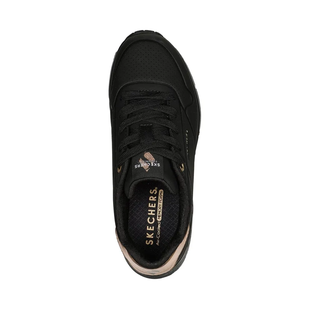 Skechers UNO Gen1 – Shimmer Away Sneaker Black