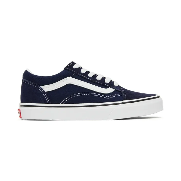 Vans Kids Navy Old Skool Little Kids Sneakers (VN0A7Q5F4W61)