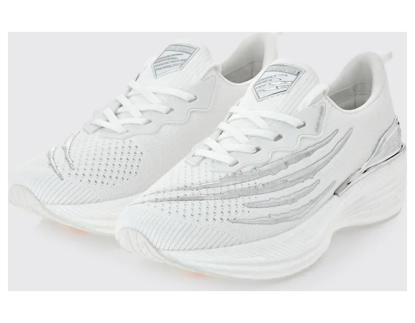 Plein Sport Iron Tiger Polyester Sneakers White (AAESUSC0844STE003N01)