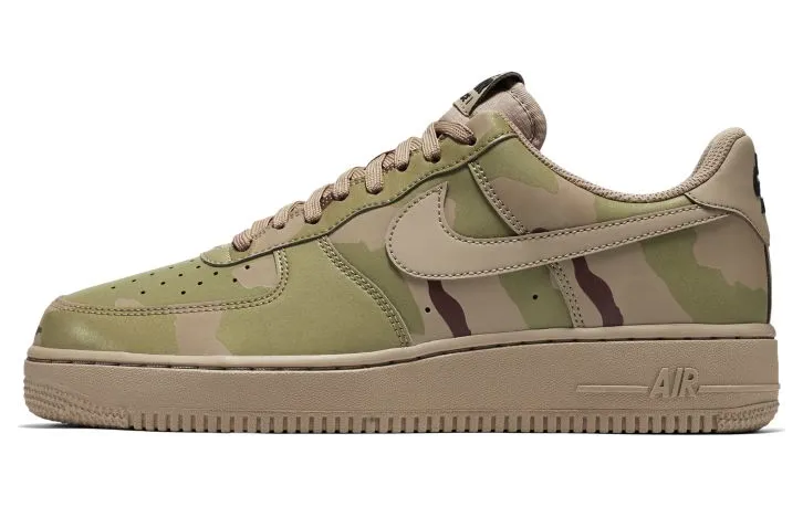 Nike Air Force 1 Low ’07 LV8 ‘Reflective Desert Camo’ Sand/Sand-Black (718152-204)