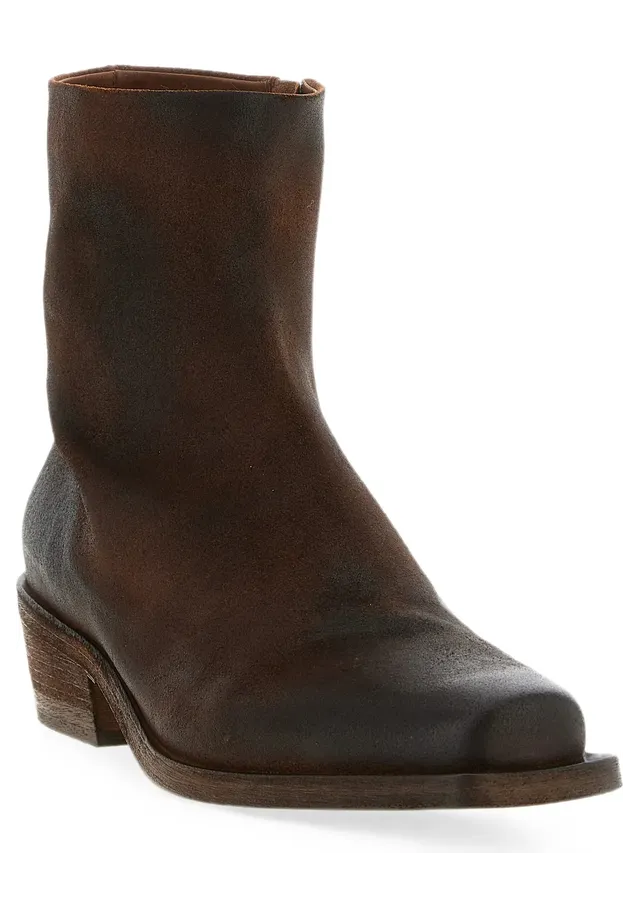 Marsèll Tex Tex Burnished-effect Ankle “Brown” (MM4985 P043 454) (4)