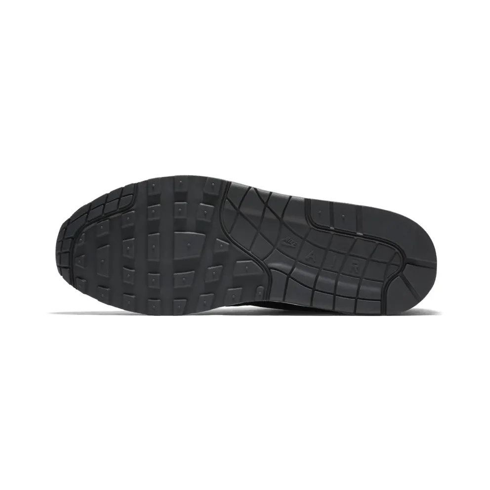 Nike Air Max 1 Black Reflective Heel Black/Pure Platinum-Dark Grey-Black (AH8145-006)
