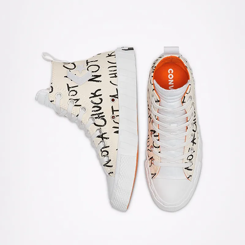 Converse UNT1TL3D High Top Egret/White/bold Mandarin (266515C)