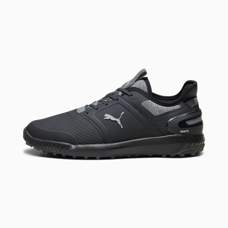 Puma IGNITE ELEVATE Shoes White Grey Men Golf Shoes 376077 Men, Black (37607709)