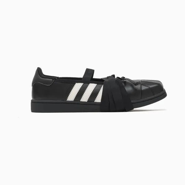 Jennie x adidas Superstar Square Ballet – “Core Black / Core Black / Off White” (LB3787)