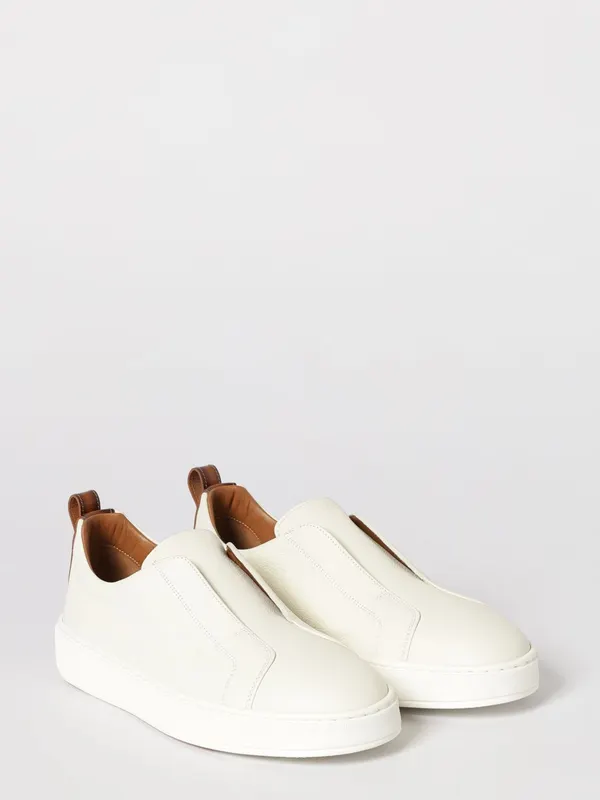 Santoni Victory Grained Leather White (MBCD21995BARTLLDI50)