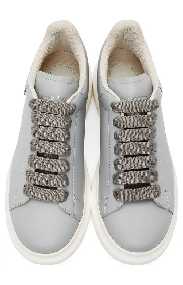 Alexander McQueen Black Oversized Sneakers (645897WHZN0) (5)