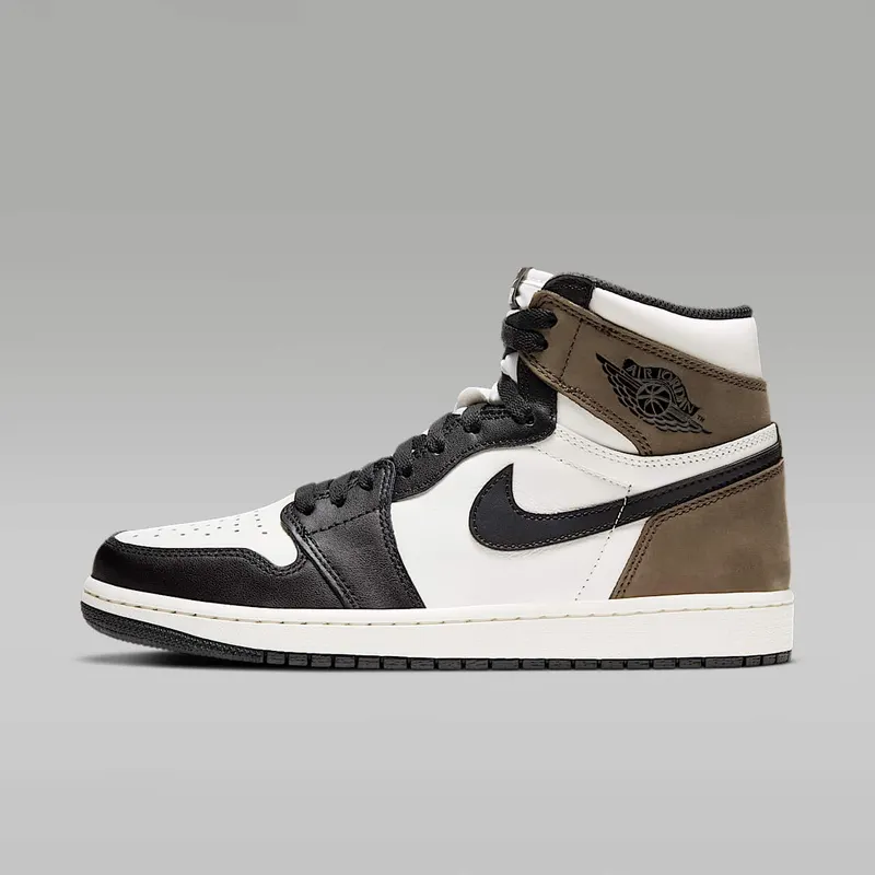 Jordan 1 Retro High Dark Mocha Sail/Dark Mocha-Black-Black (555088-105)