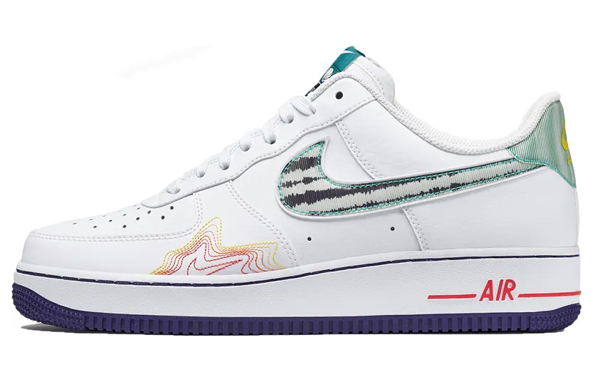 Nike DeAaron Fox x Brittney Griner x Air Force 1 Low Pregame Pack – Music White/Red/Green/Purple (CW6015-100)
