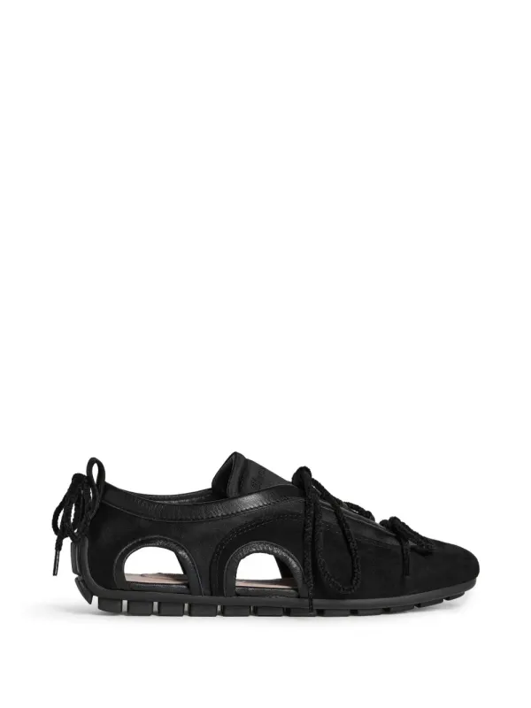 Simone Rocha Ballerina’s with uitgesneden details – Black (BPT100)