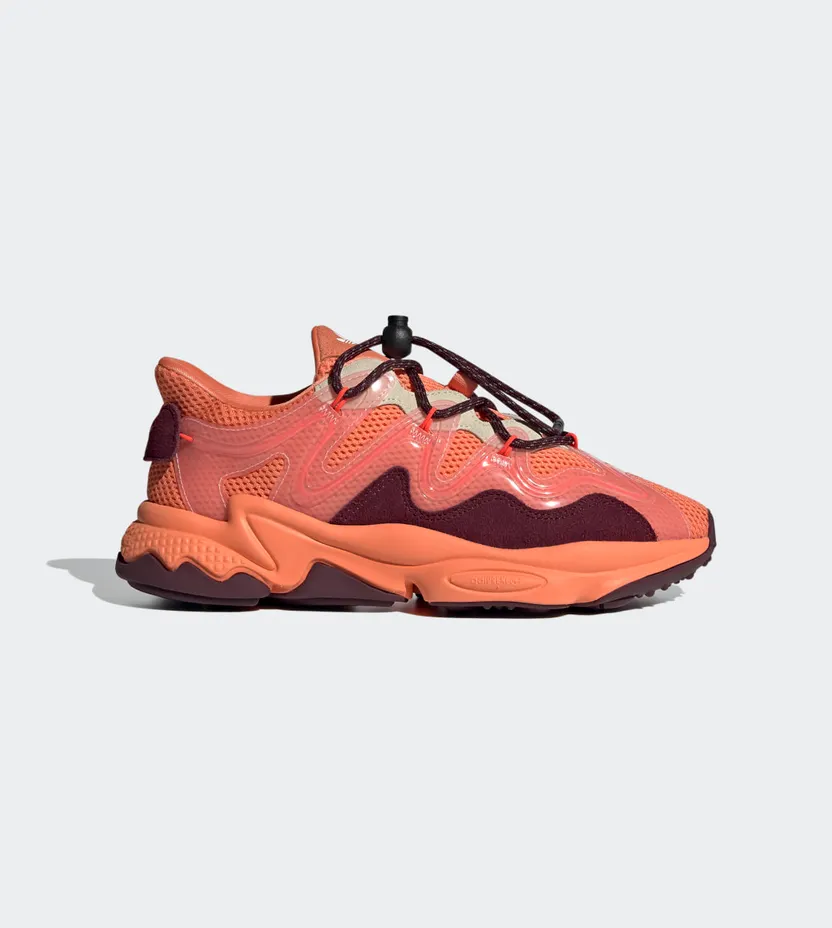 adidas OZWEEGO Plus Semi Coral / Maroon / Glow Pink (H01567)