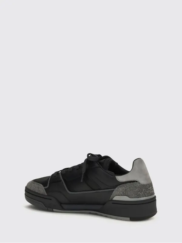 Axel Arigato Clay Bicolor Sneakers in Calf Leather and Suede Black (F2733003) (2)