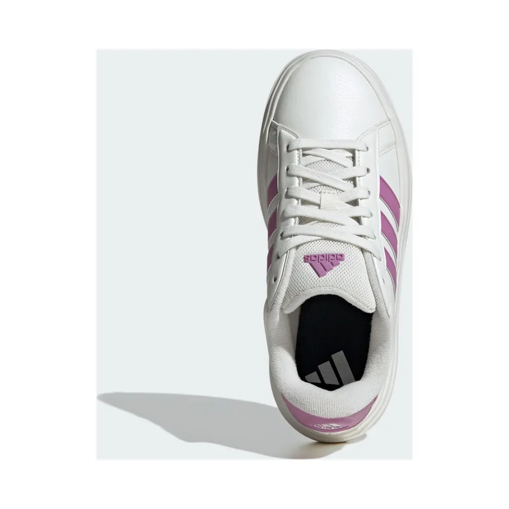 adidas Grand Court Platform Core White Preloved Purple (IH2423)