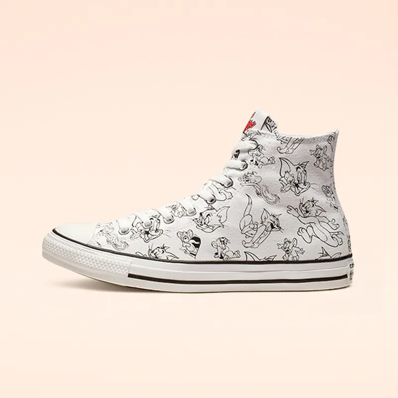 Converse Chuck Taylor All Star Hi Tom and Jerry White (165736C)