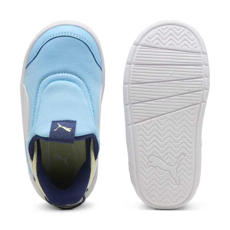 Puma Courtflex v3 SLIPTECH™ “Vibrant Blue / Puma White / Apple Spritz” (399735_10)