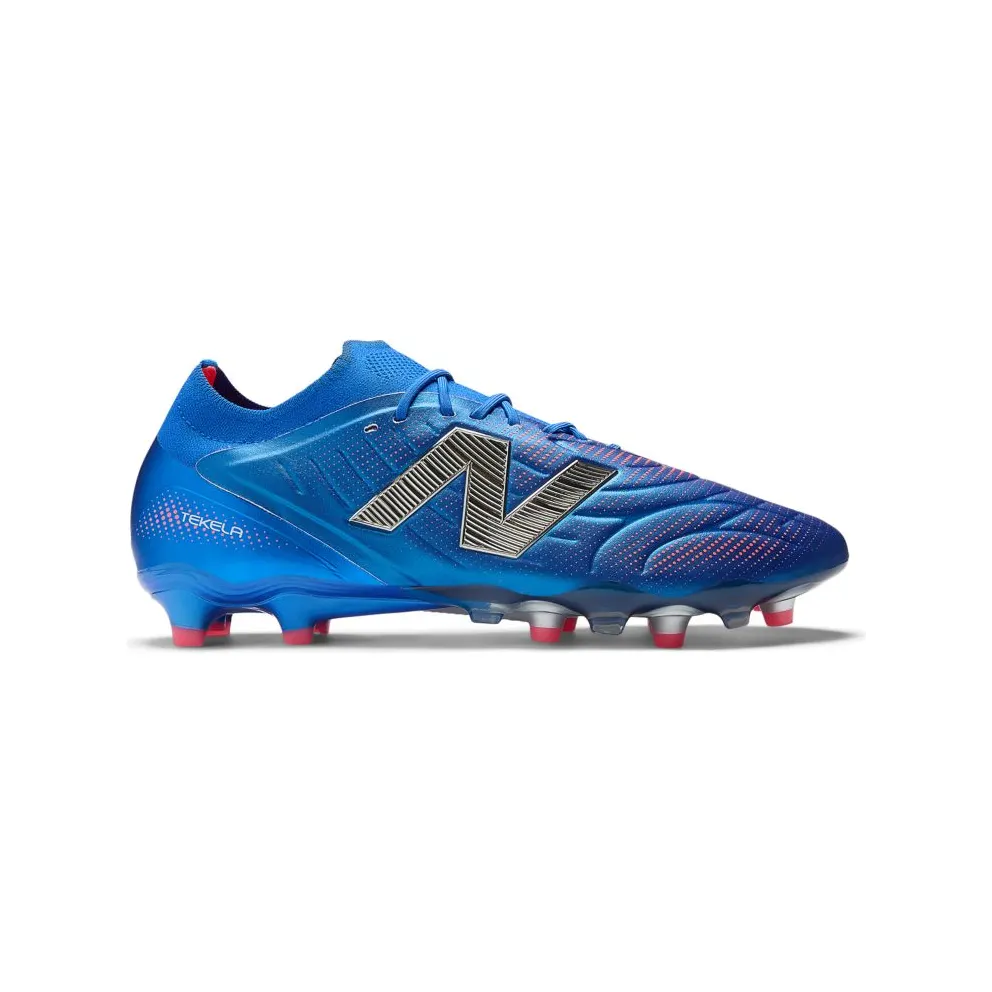 New Balance Tekela Elite Low Laced FG V5 Blue Gemstone Energy Red Silver (ST1FLMP5)