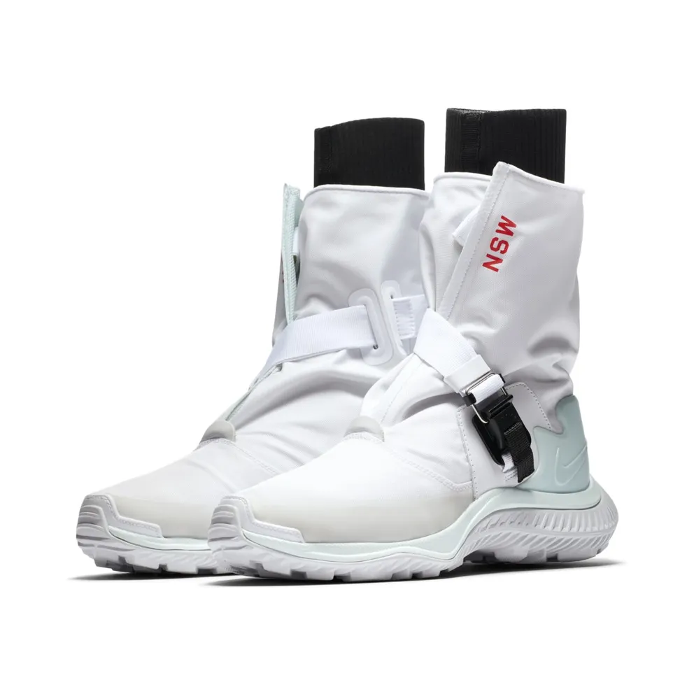 Nike NSW Gaiter Boot Barely Green (W) White/Black-Pure Platinum-Barely Green (AA0528-100)
