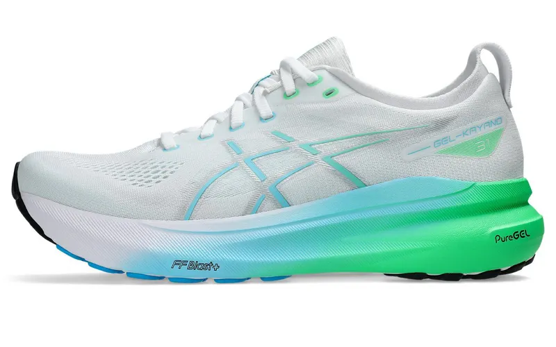 ASICS Gel-Kayano 31 White Bright Cyan (1011B867-100)