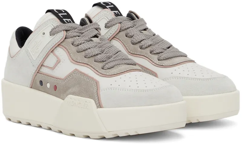 Moncler White Promyx Space Low-Top Sneakers (H109B4M00130M1784)