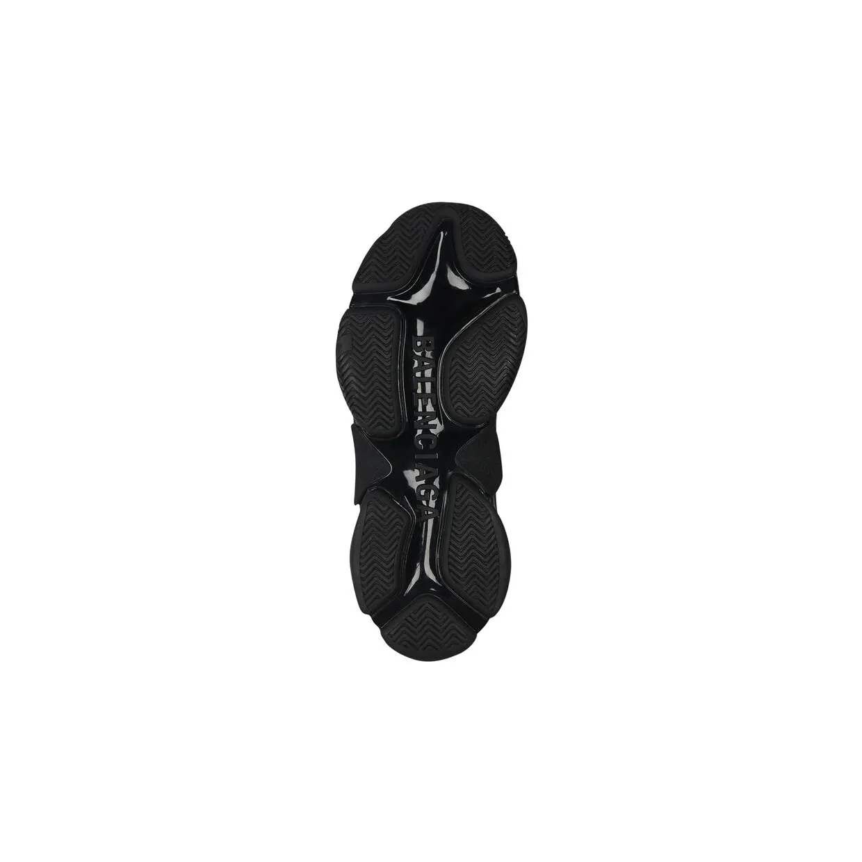Balenciaga Triple S Allover Logo Black (5)