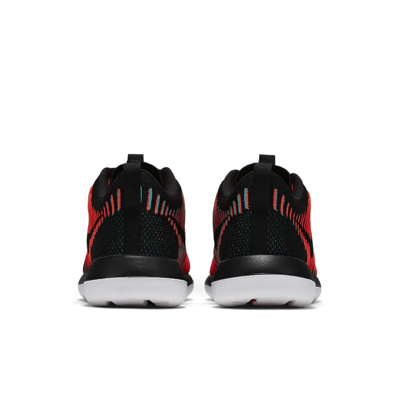 Nike  Roshe Two Flyknit Bright Crimson Black/Bright Crimson-Clear Jade-Black (844833-003)