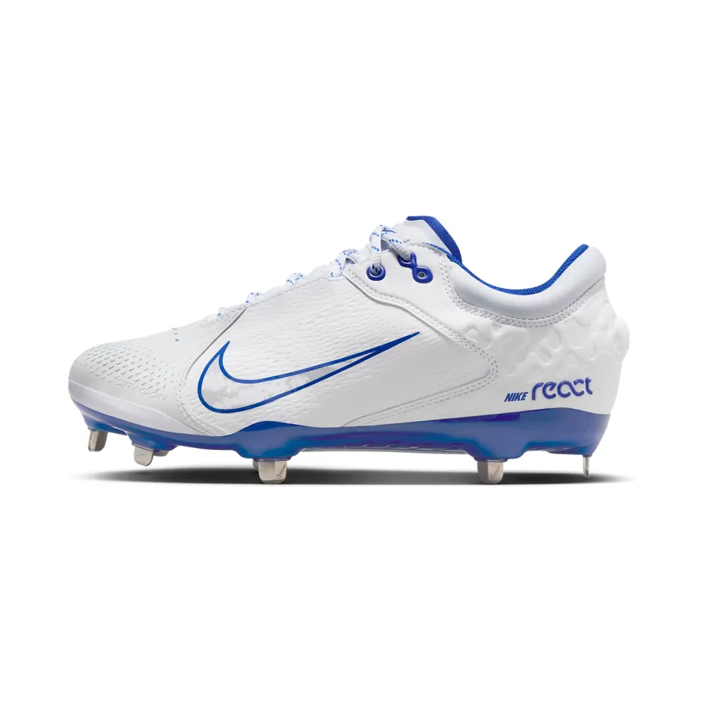 Nike Hyperdiamond 4 Elite White Pure Platinum Hyper Royal (FZ0923-101)