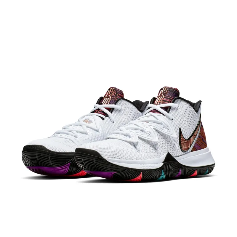 Nike Kyrie 5 BHM (2019) White/Metallic Gold-Black (BQ6237-100)