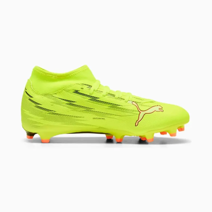 Puma Ultra 6 Play+ FG/AG Yellow Alert Black Glowing Red Lime Squeeze (108707-01)