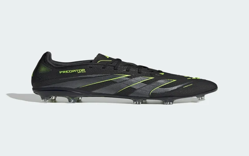 adidas Predator Elite FG Core Black Iron Metallic Lucid Lemon (JI1177)