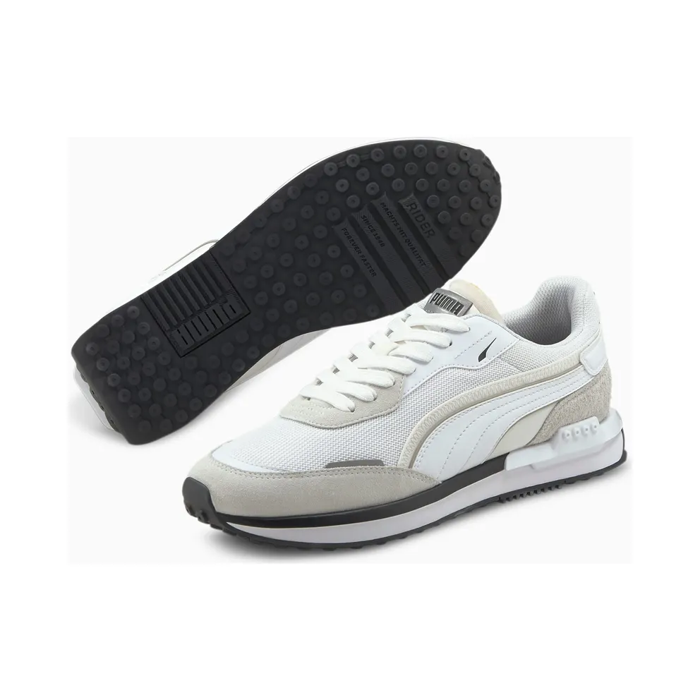 Puma City Rider B&W White/Black (382046-02)