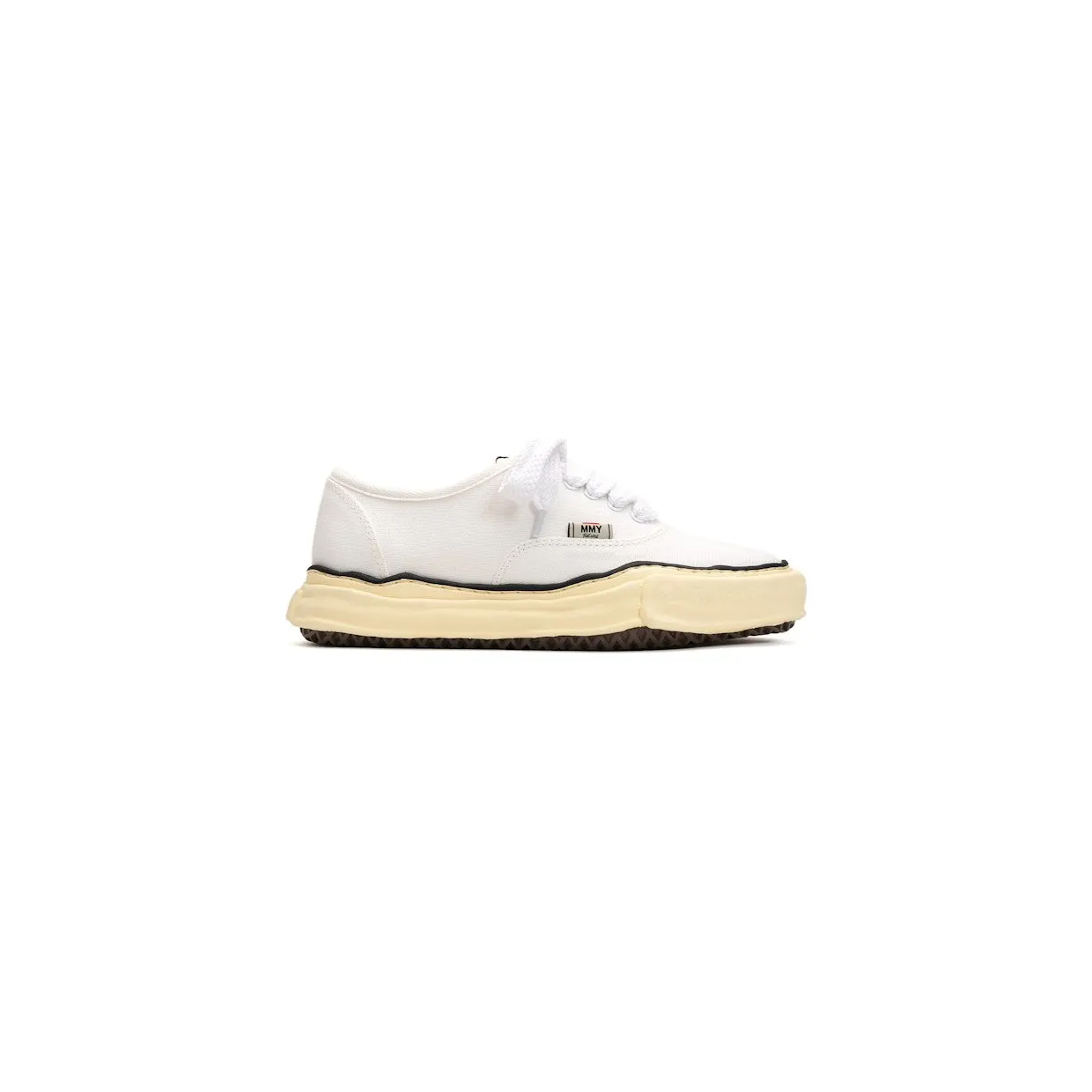 Maison Mihara Yasuhiro Baker Vintage-Like OG Sole Canvas Low White (A09FW735)
