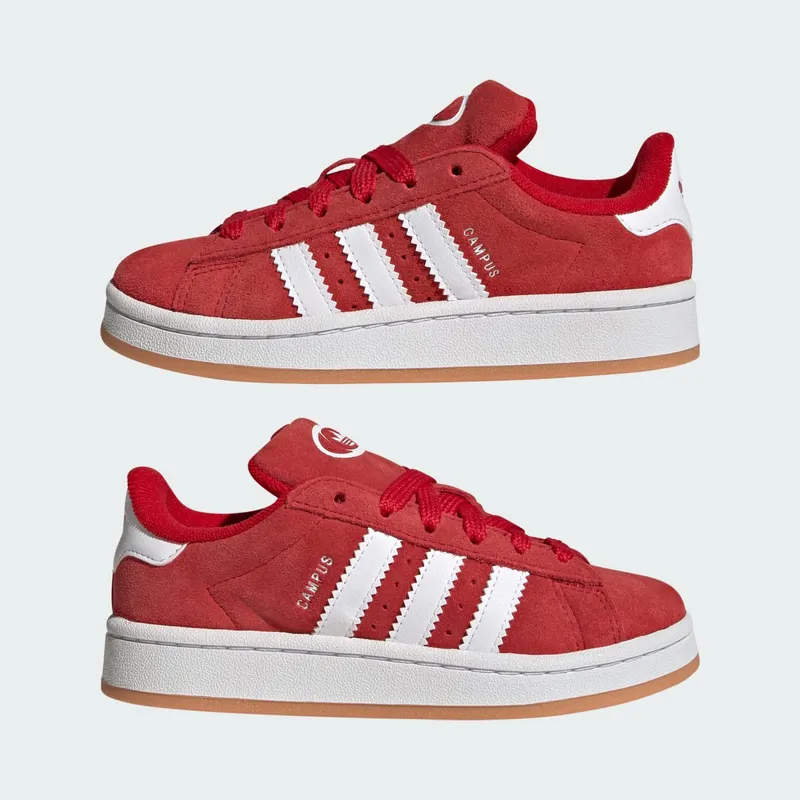 adidas Campus 00s Elastic Lace Kids Better Scarlet / Cloud White / Better Scarlet (JI4329)