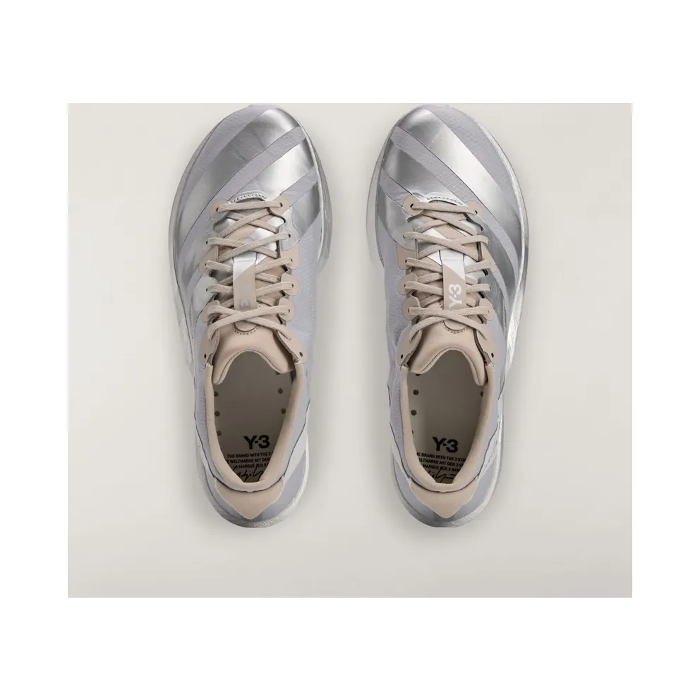 Adidas Y-3 ADIOS 9 Silver Metallic / Silver Metallic / Light Brown (KI6877)