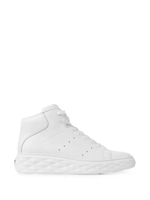 Jimmy Choo Diamond Maxi Hi Sneakers – Weiß (DIAMONDMAXIHIMSQM)