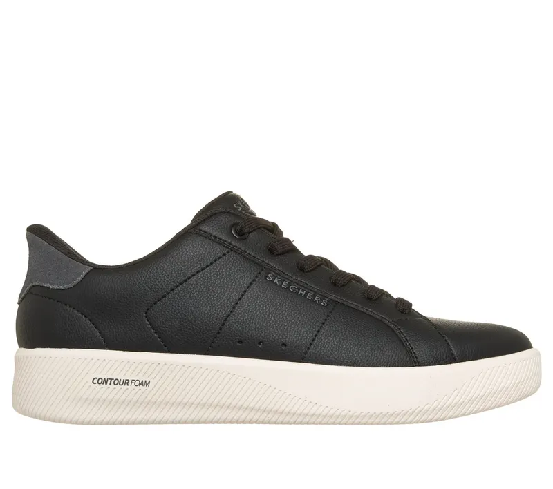 Skechers Slip-ins: Arch Fit Court Break “Single Vented Sneaker Black” (183403BLK)