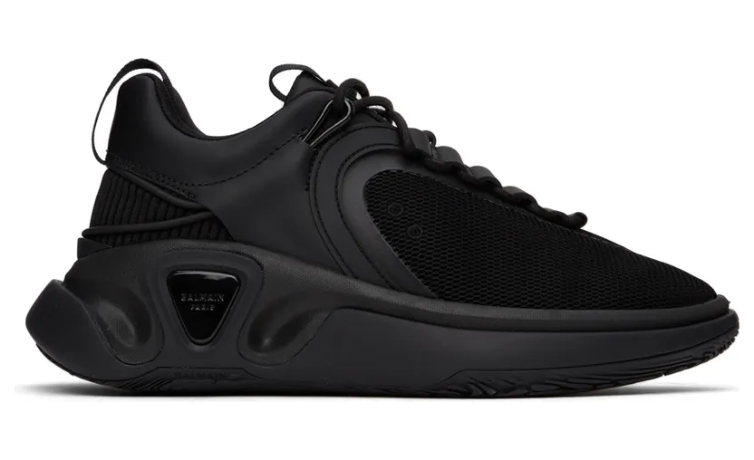 Balmain Black B-Runner Sneakers (XM1VI261LSSH)